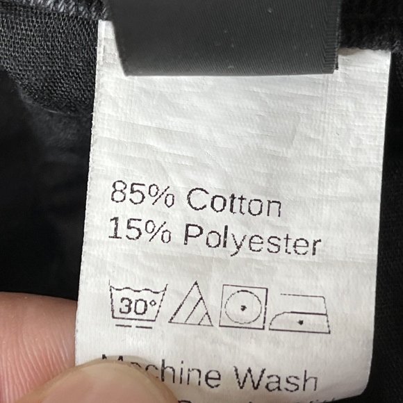 Shein Jeans Womens M Black Jeans Stainless Gromets Wide Leg Zip Button Pockets - Picture 8 of 10